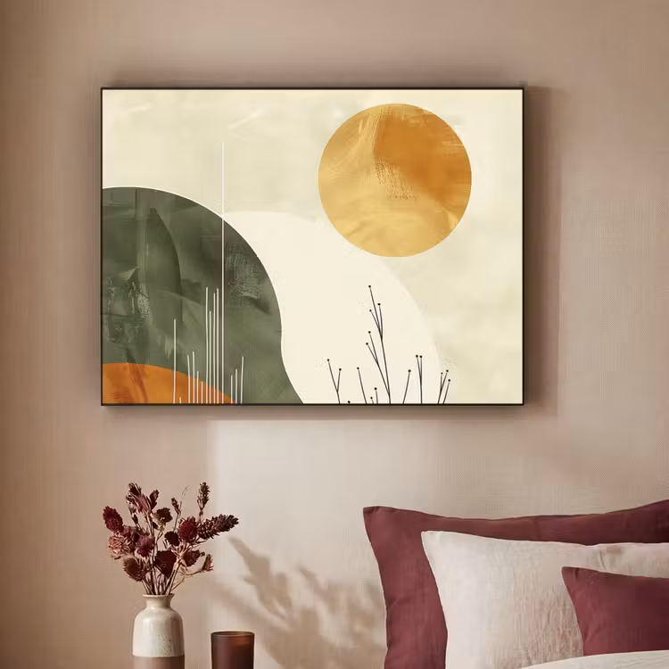 Art Frame - Abstract - Landschap - Zon - Kunst — 3