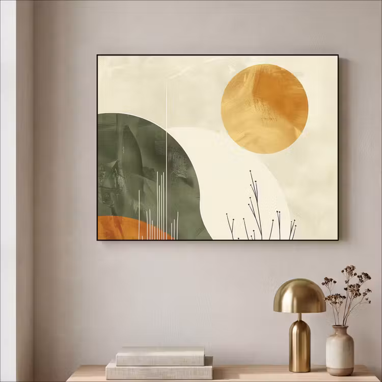 Art Frame - Abstract - Landschap - Zon - Kunst — 5