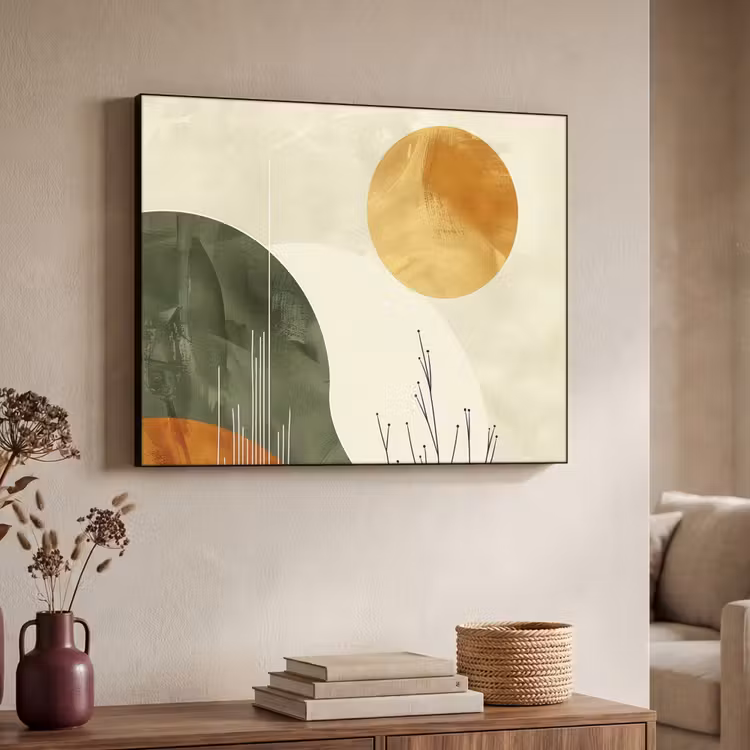 Art Frame - Abstract - Landschap - Zon - Kunst — 7