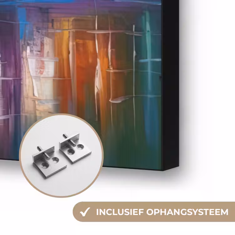 Art Frame - Amsterdam - Olieverf - Gracht - Schilderij - Kunst — 6