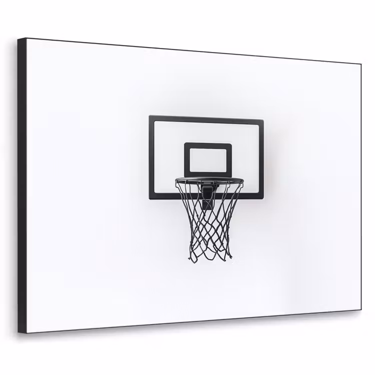Art Frame - Basketbalbord - Minimalistisch - Zwart — 1