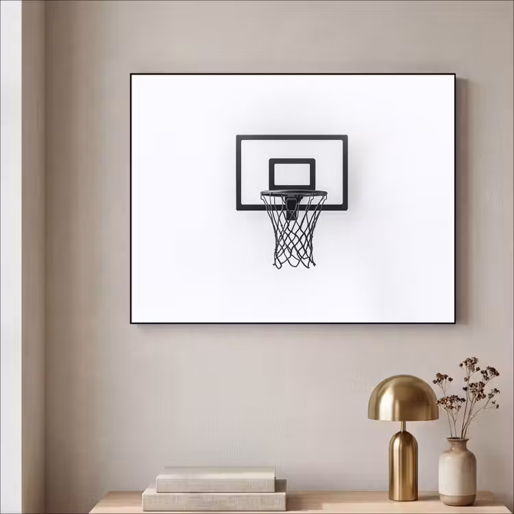Art Frame - Basketbalbord - Minimalistisch - Zwart — 5