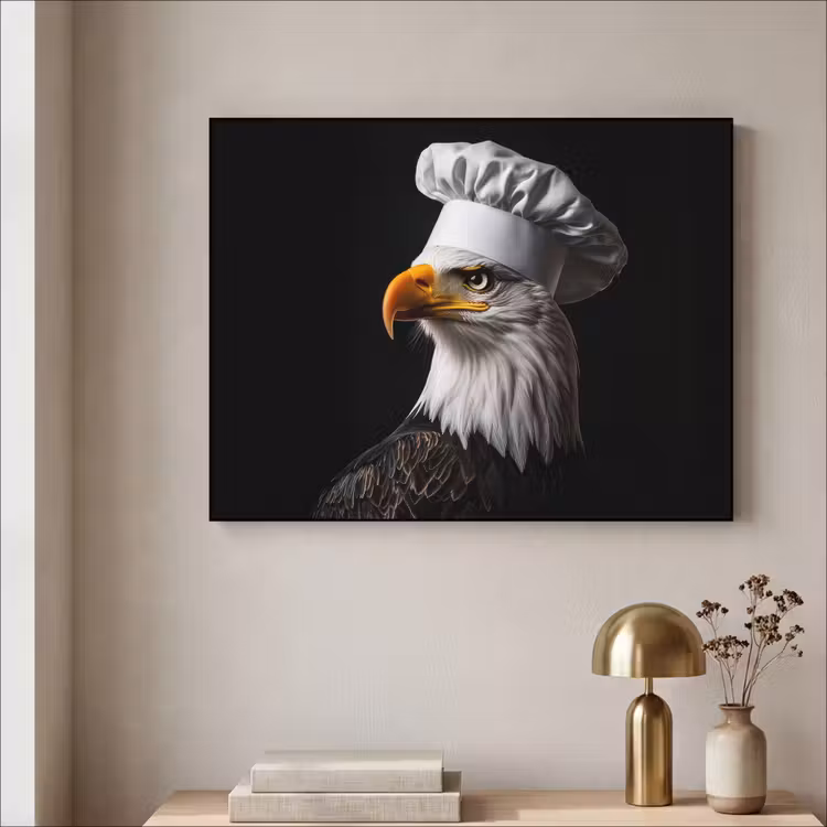 Art Frame - Arend -Amerika - Koksmuts - Vogel - Stoer — 5