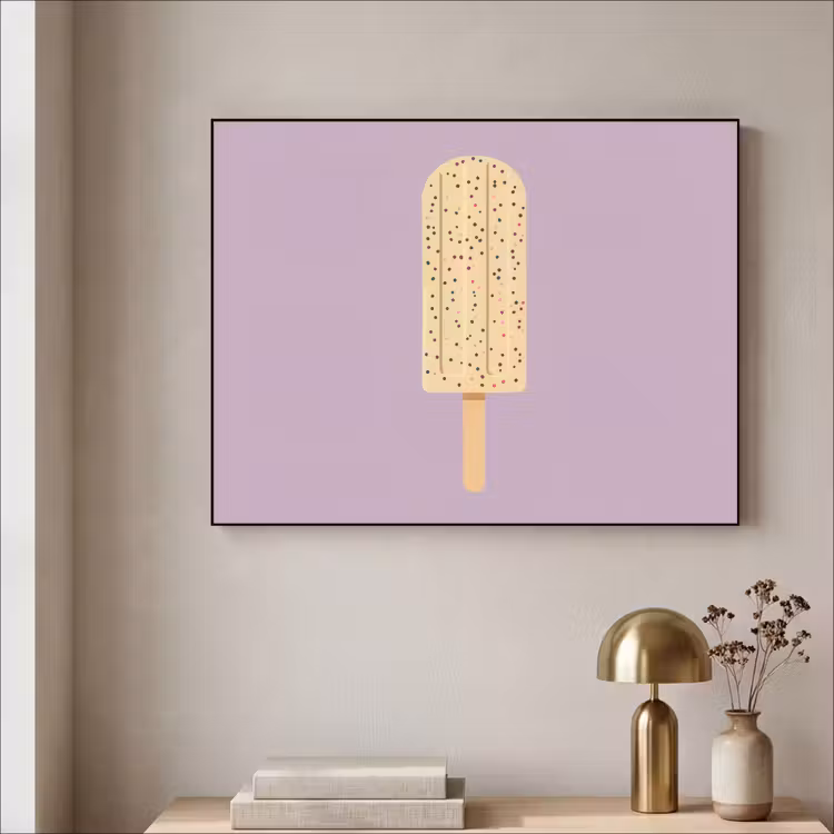Art Frame - Beige - Ijsje - Spikkels — 5