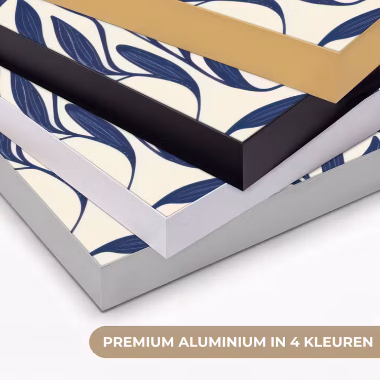 Art Frame - Bladeren - Klimop - Donkerblauw — 2