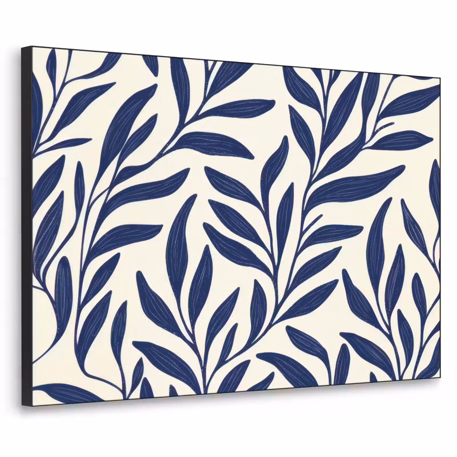 Art Frame - Bladeren - Klimop - Donkerblauw — 1