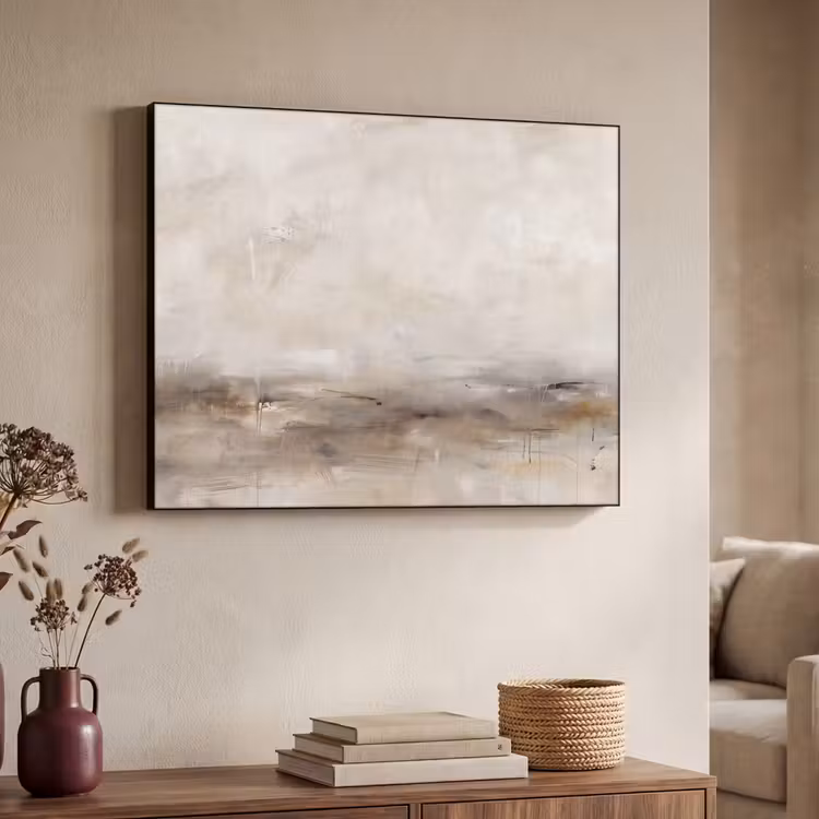 Art Frame - Abstract Landschap Beige — 7