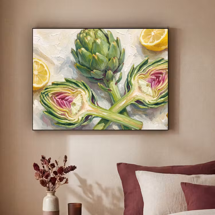 Art Frame - Artisjok - Citroen - Eten — 3