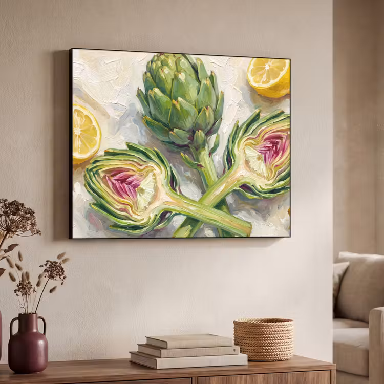 Art Frame - Artisjok - Citroen - Eten — 7
