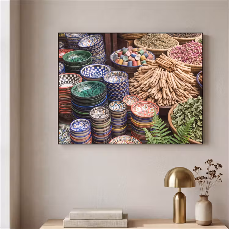 Art Frame - Aardewerk - Oosters - Kleurrijk — 5