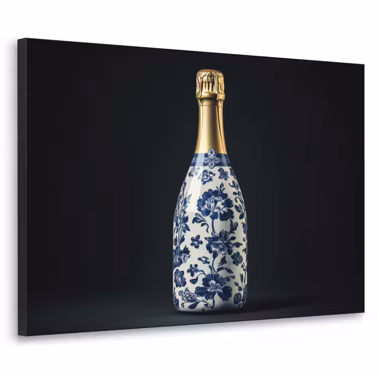 Art Frame - Champagne - Bloemen - Goud - Chique — 1