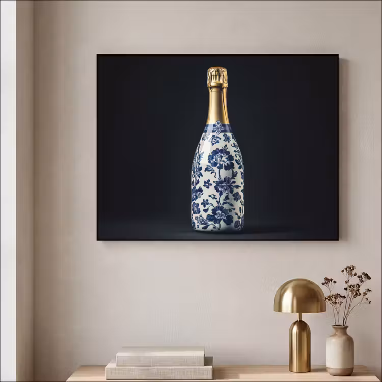 Art Frame - Champagne - Bloemen - Goud - Chique — 5