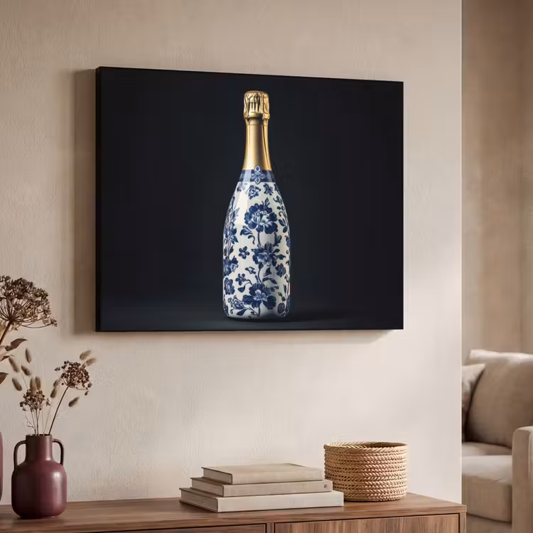Art Frame - Champagne - Bloemen - Goud - Chique — 7