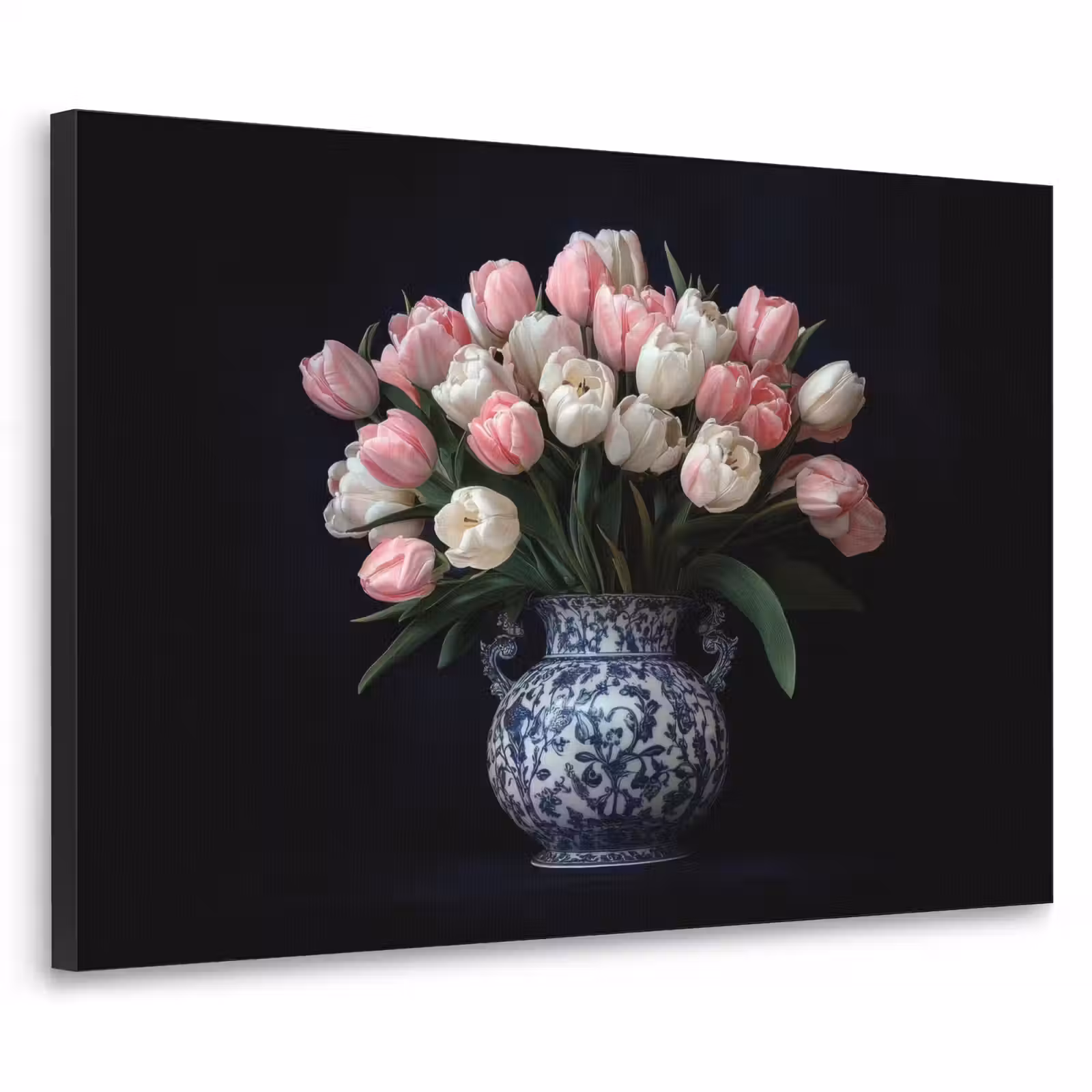 Art Frame - Bloemen - Roze - Tulpen - Vaas — 1