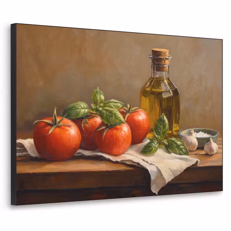 Art Frame - Tomaten - Olijfolie - Stilleven — 1