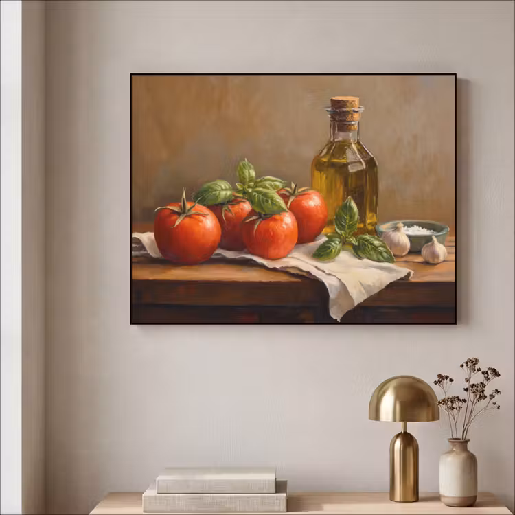 Art Frame - Tomaten - Olijfolie - Stilleven — 5