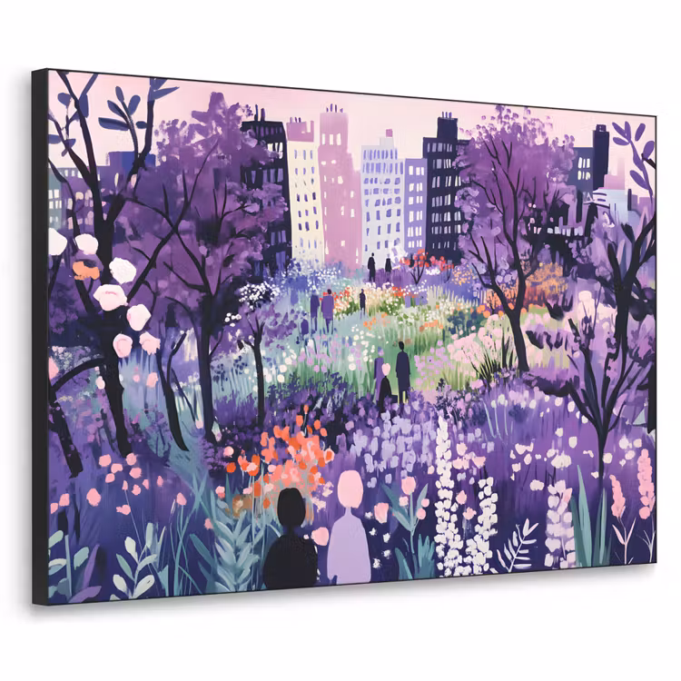 Art Frame - Park - Bomen - Bloemen - Gebouwen — 1