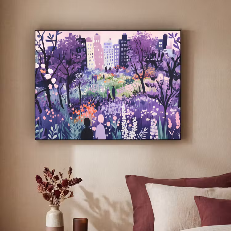 Art Frame - Park - Bomen - Bloemen - Gebouwen — 3