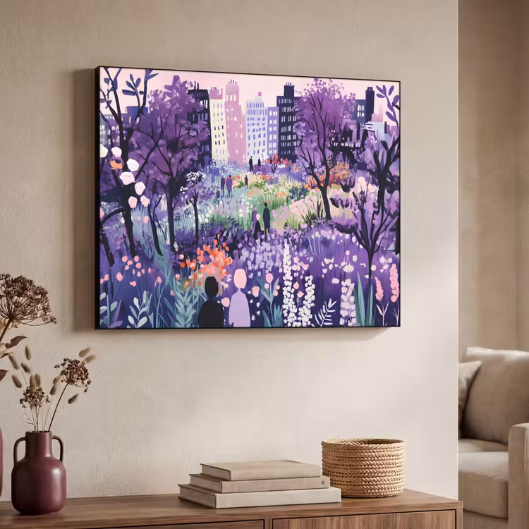 Art Frame - Park - Bomen - Bloemen - Gebouwen — 7