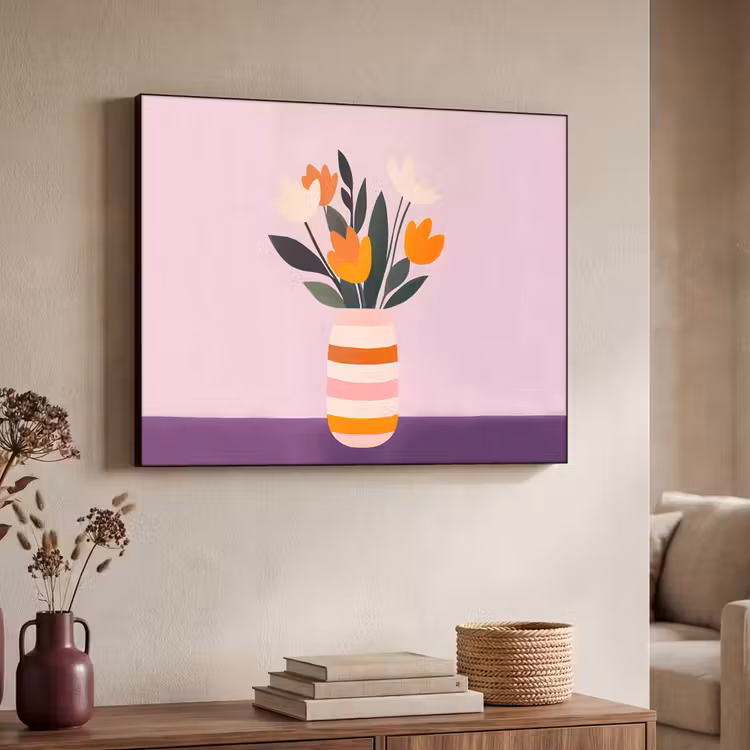 Art Frame - Tulpen - Vaas - Strepen - Paars — 7