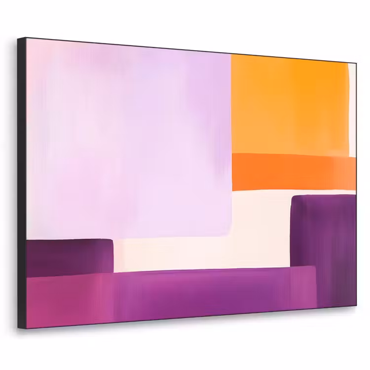 Art Frame - Vlakken - Abstract - Rechthoekig - Oranje — 1