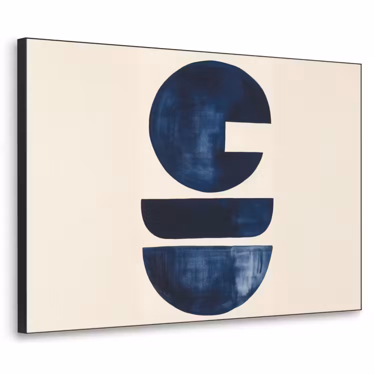 Art Frame - Vormen - Blauw - Abstract — 1