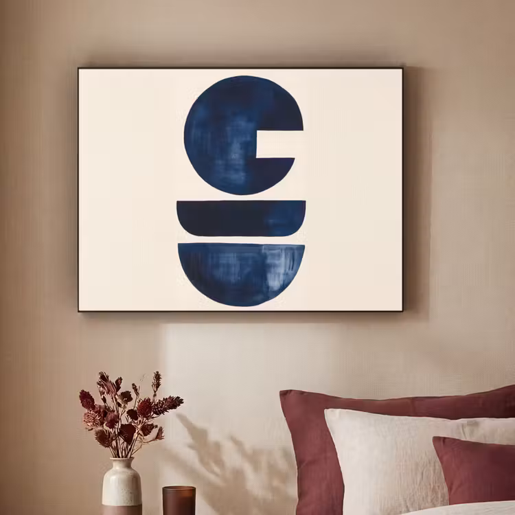 Art Frame - Vormen - Blauw - Abstract — 3