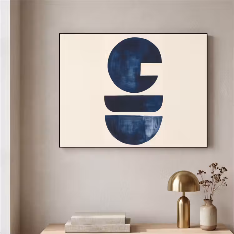 Art Frame - Vormen - Blauw - Abstract — 5