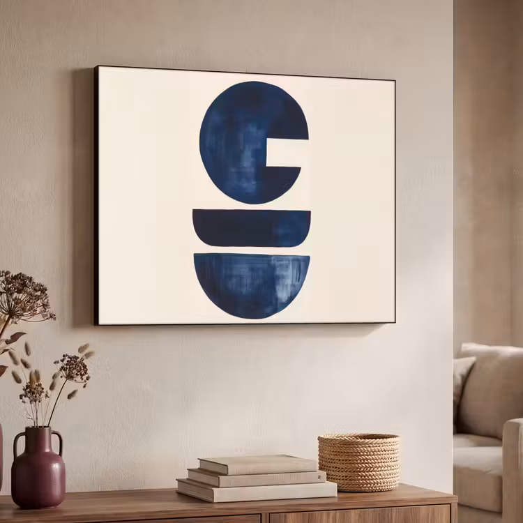 Art Frame - Vormen - Blauw - Abstract — 7