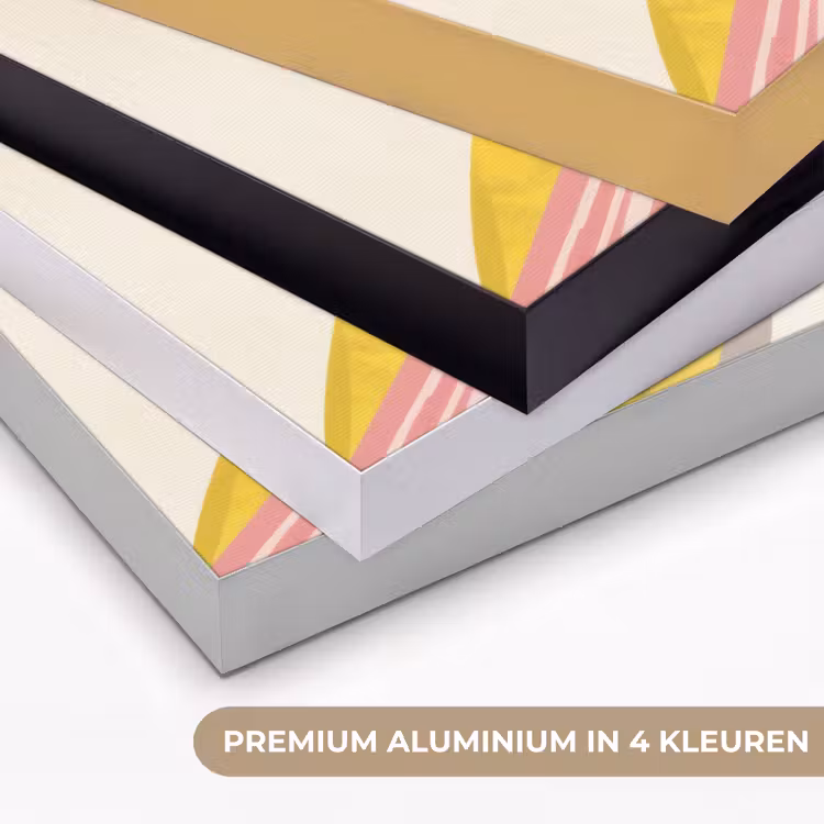Art Frame - Vogel - Minimalistisch - Geel — 2
