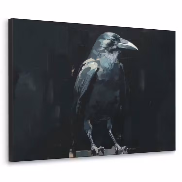 Art Frame - Raaf - Vogels - Zwart — 1