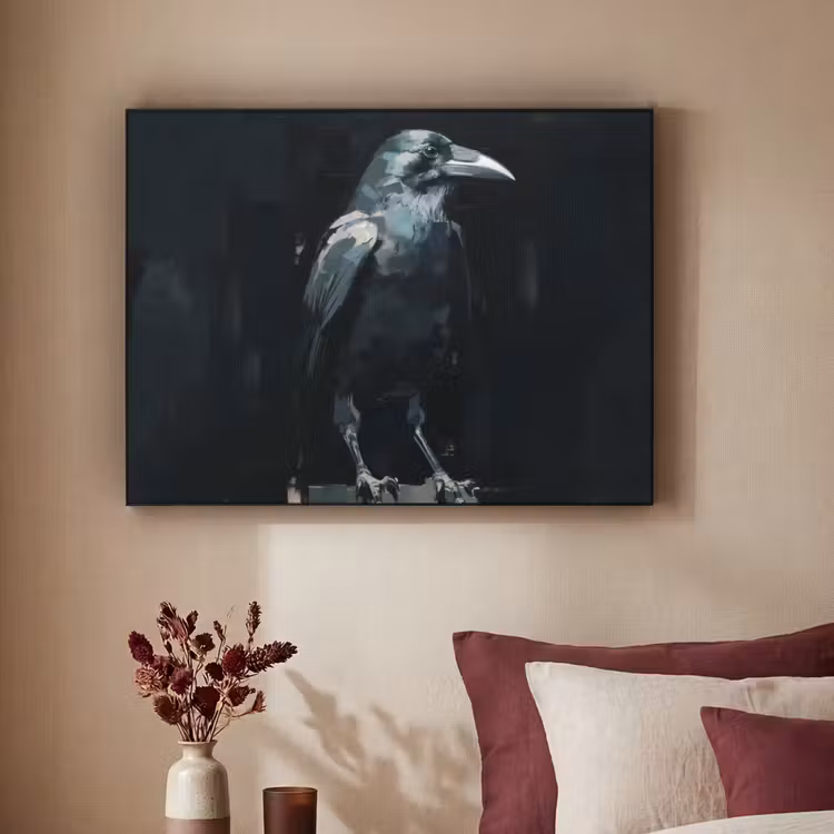 Art Frame - Raaf - Vogels - Zwart — 3