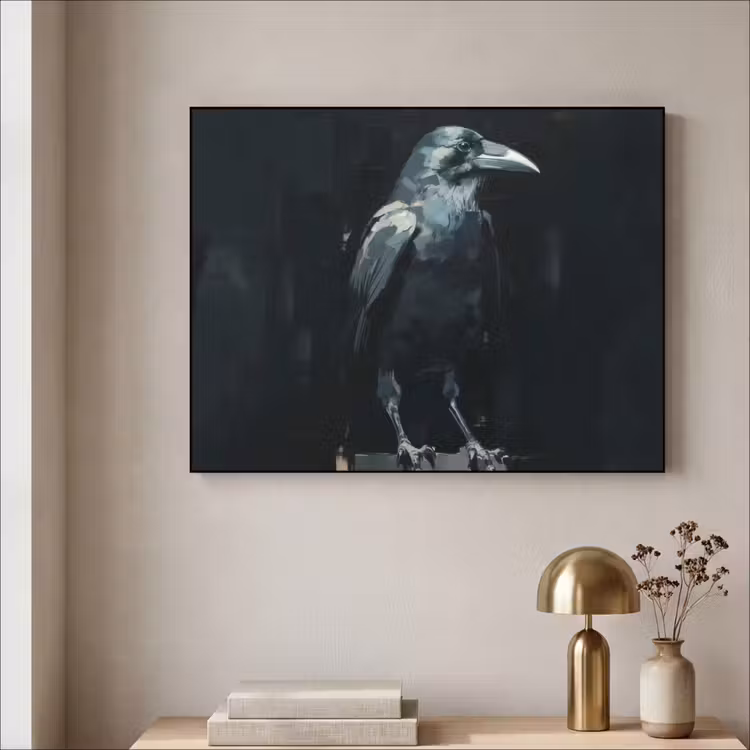 Art Frame - Raaf - Vogels - Zwart — 5