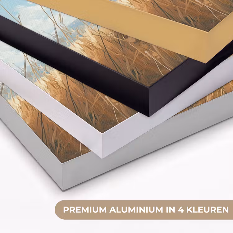 Art Frame - Vos - Gras - Wolken - Oranje — 2
