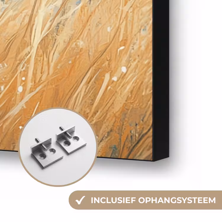 Art Frame - Vos - Gras - Wolken - Oranje — 6