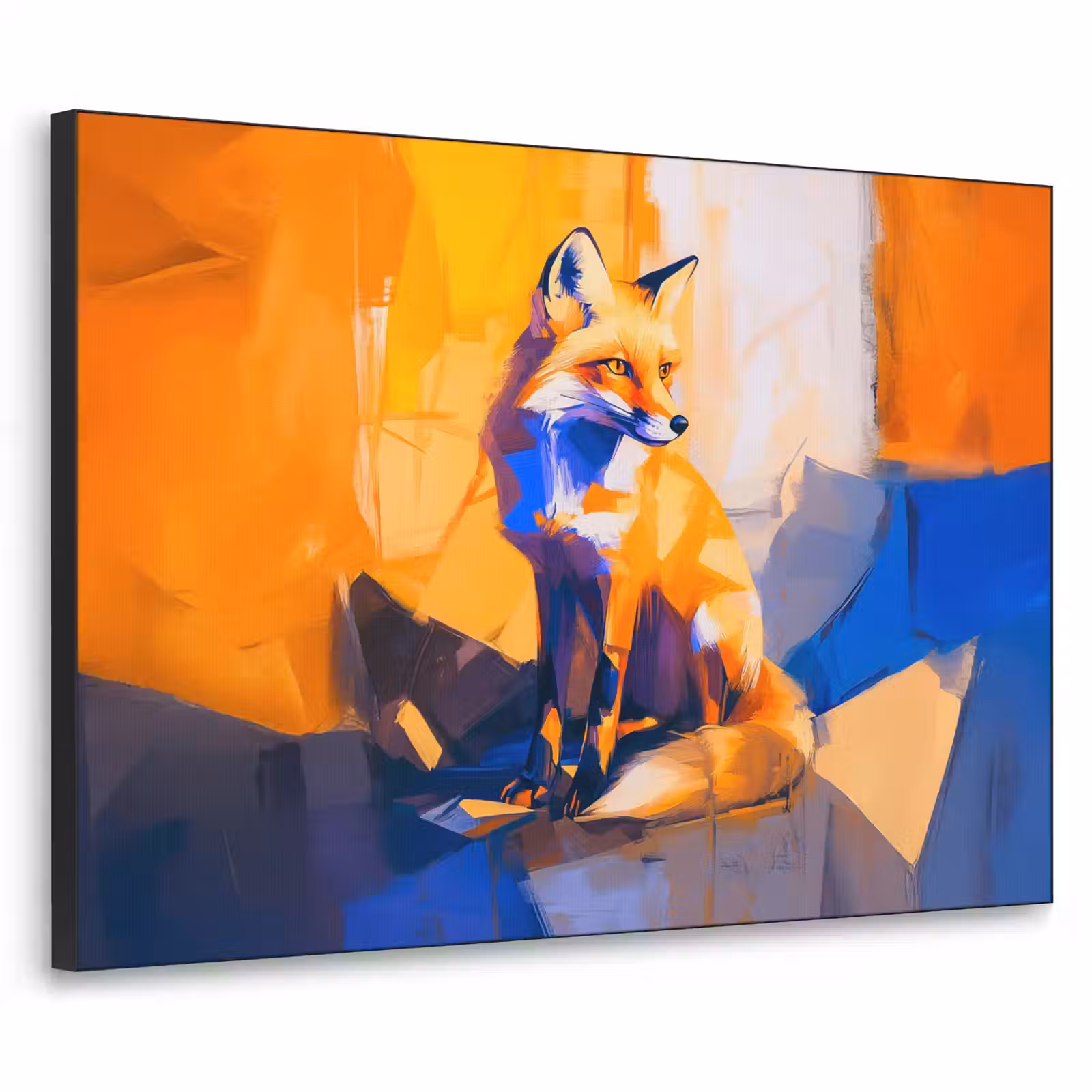Art Frame - Vos - Oranje - Vormen - Abstract — 1