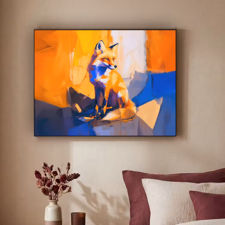 Art Frame - Vos - Oranje - Vormen - Abstract — 3