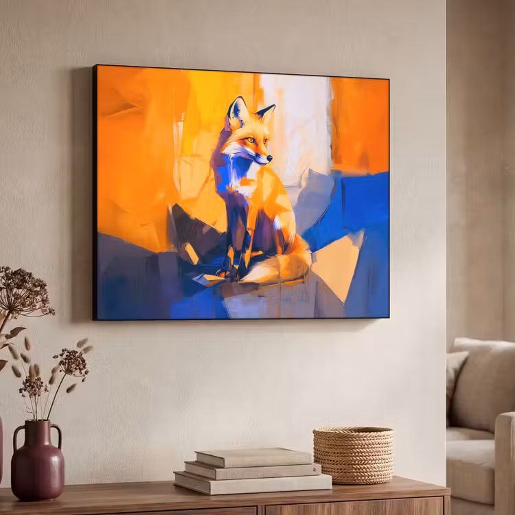 Art Frame - Vos - Oranje - Vormen - Abstract — 7