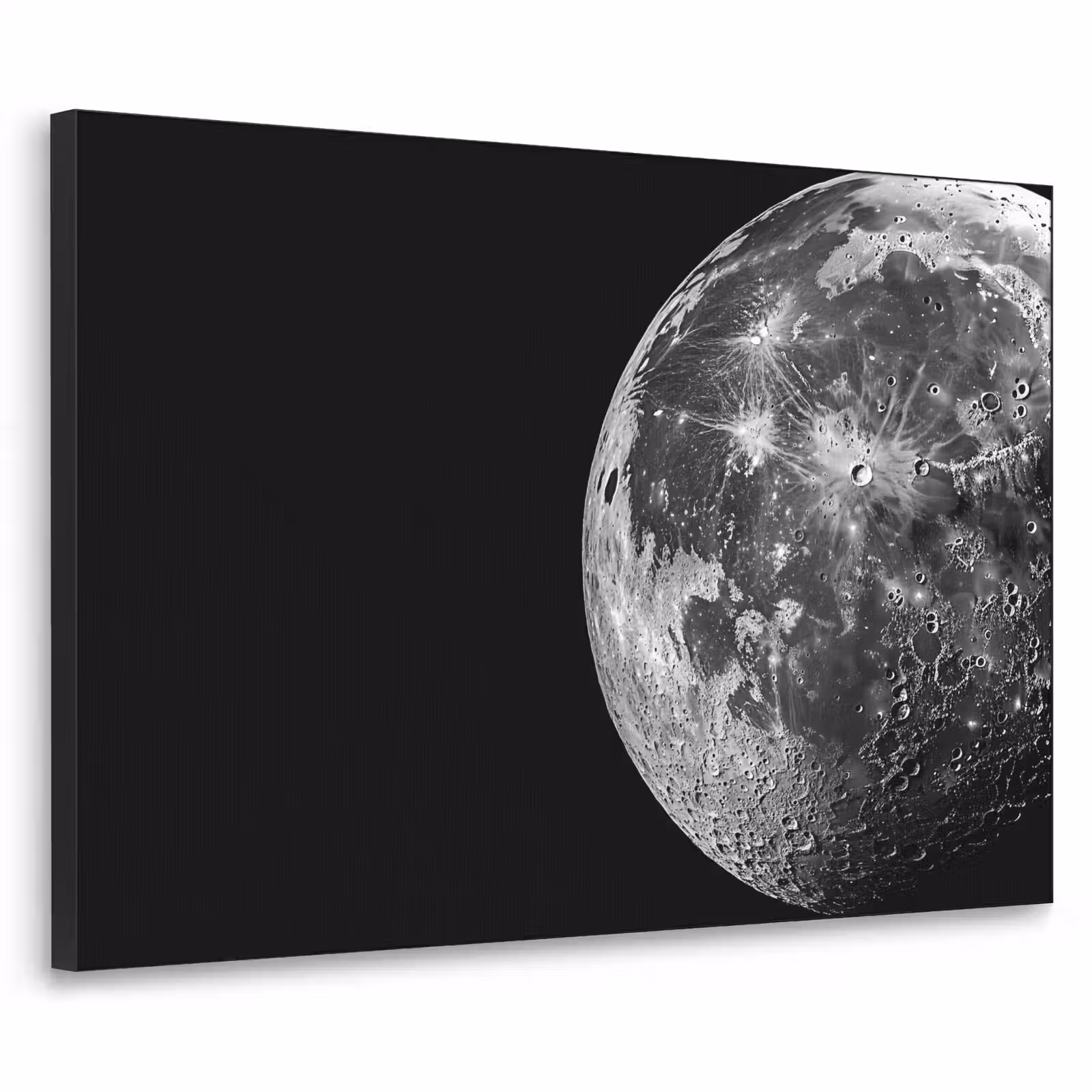 Art Frame - Close-up - Maan - Wit - Textuur — 1