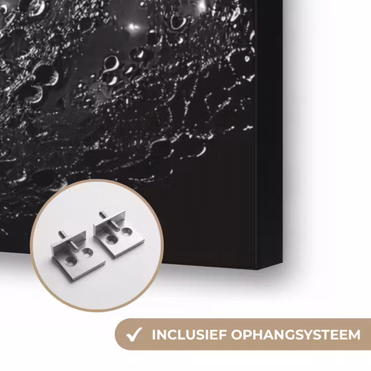 Art Frame - Close-up - Maan - Wit - Textuur — 6