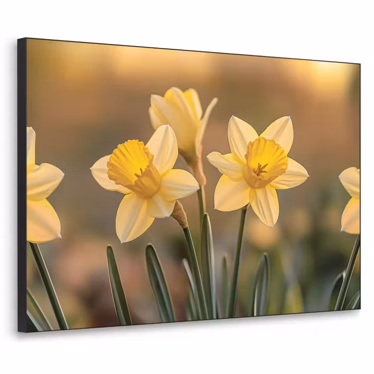 Art Frame - Bloemen - Geel - Wazig — 1