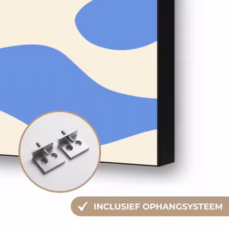 Art Frame - Minimalistisch - Organisch patroon - Blauw — 6