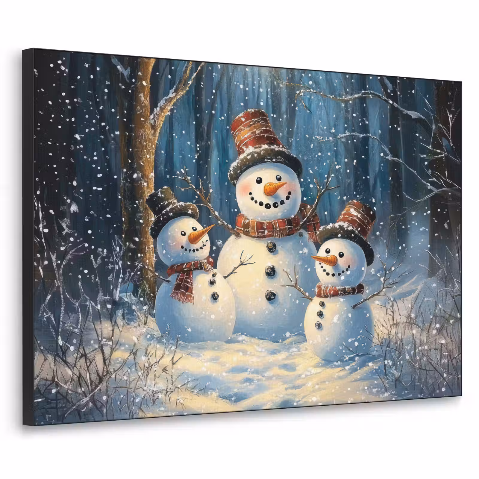Art Frame - Sneeuwpop - Sneeuw - Winter - Bos — 1