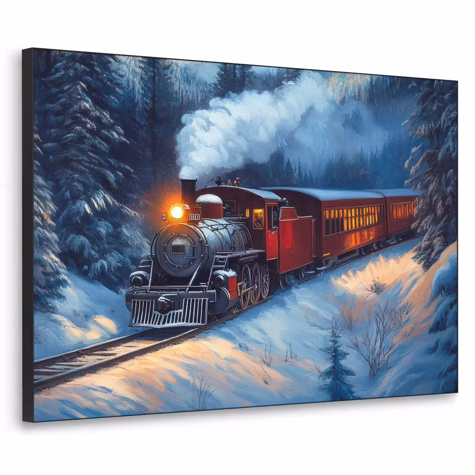 Art Frame - Trein - Kerst - Sneeuw - Kersttrein — 1