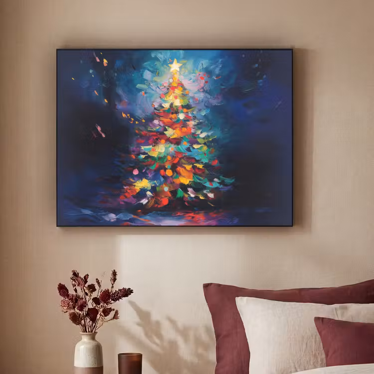 Art Frame - Kerstboom - Kerst - Abstract - Kleurrijk — 3