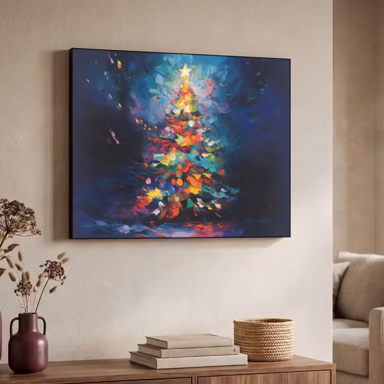 Art Frame - Kerstboom - Kerst - Abstract - Kleurrijk — 7