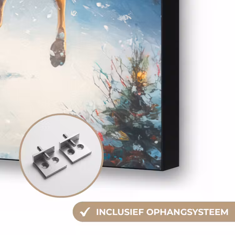 Art Frame - Kerstman - Rendier - Kerst - Sneeuw — 6