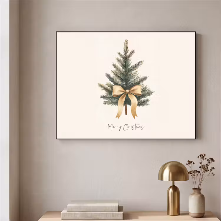 Art Frame - Kerstboom - Kerst - Merry Christmas - Beige — 5