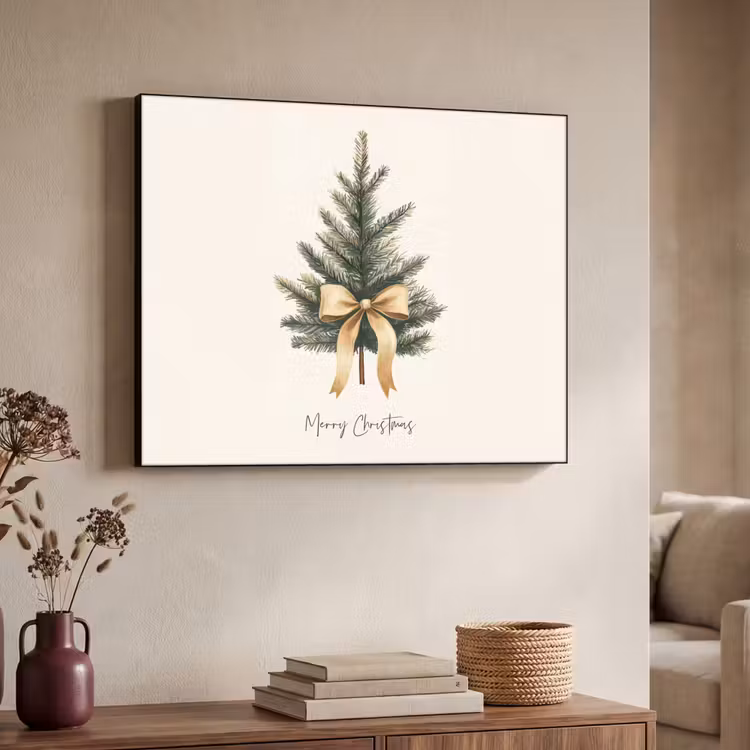 Art Frame - Kerstboom - Kerst - Merry Christmas - Beige — 7
