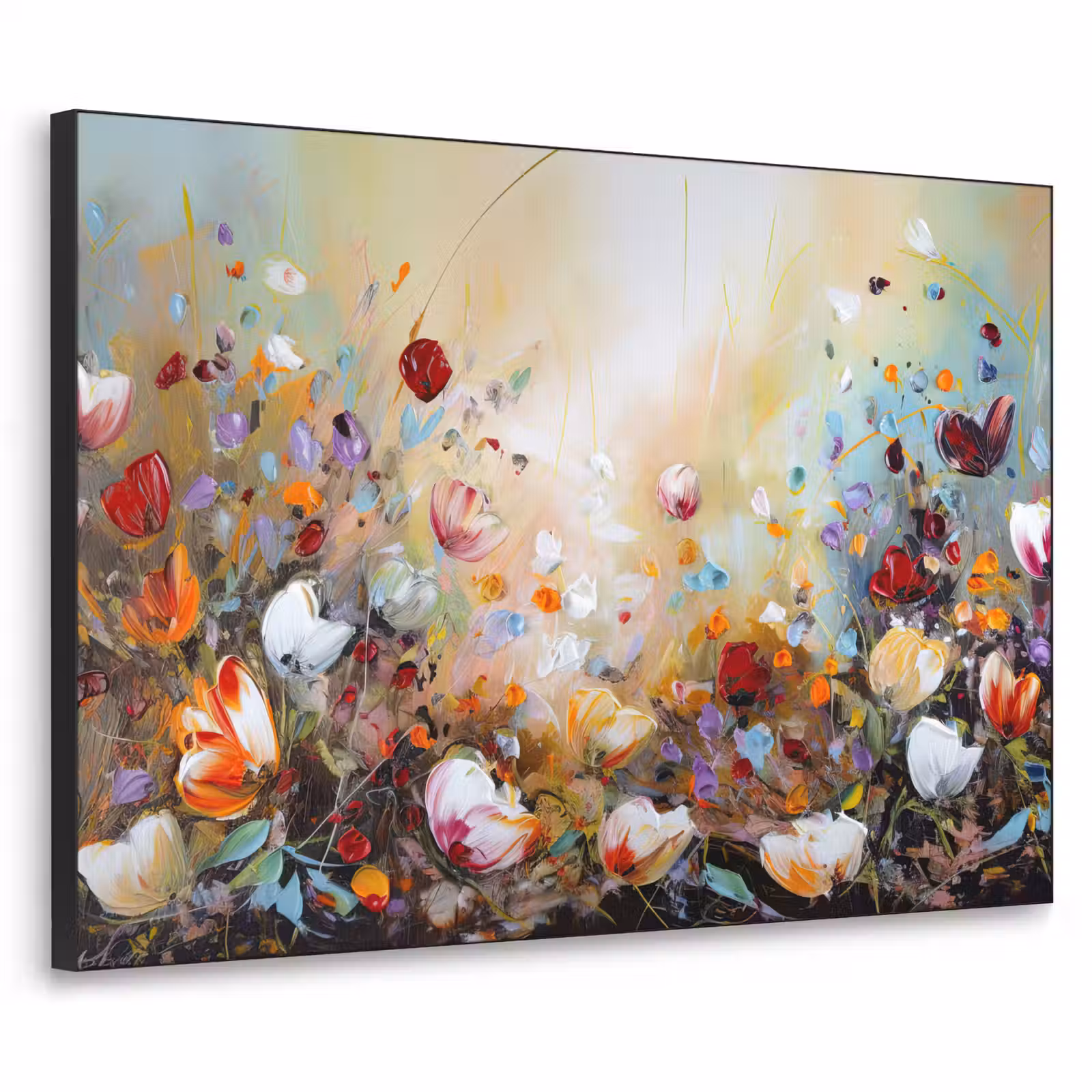 Art Frame - Olieverf - Bloemen - Kleurrijk - Natuur — 1